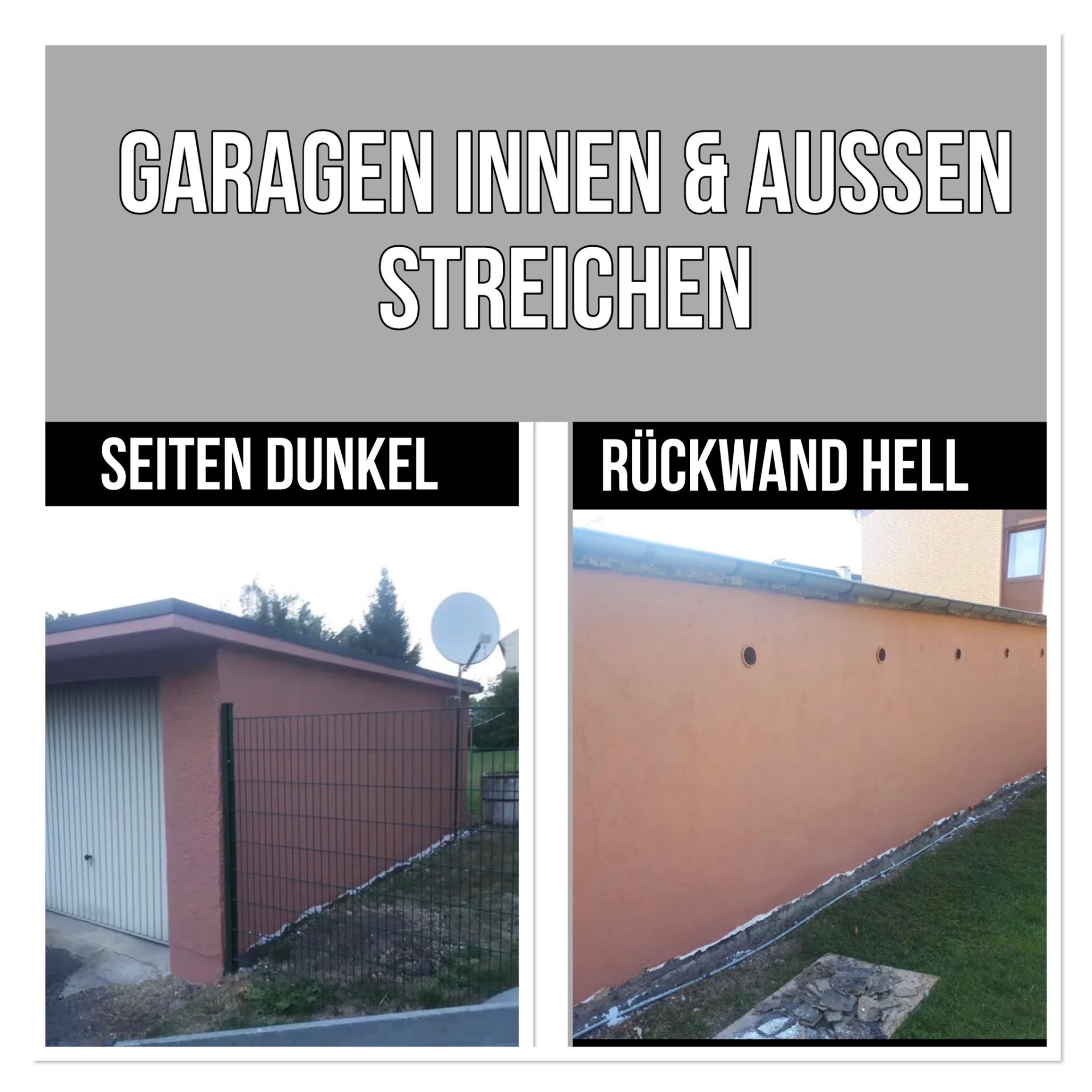 Garagen innen & außen streichen